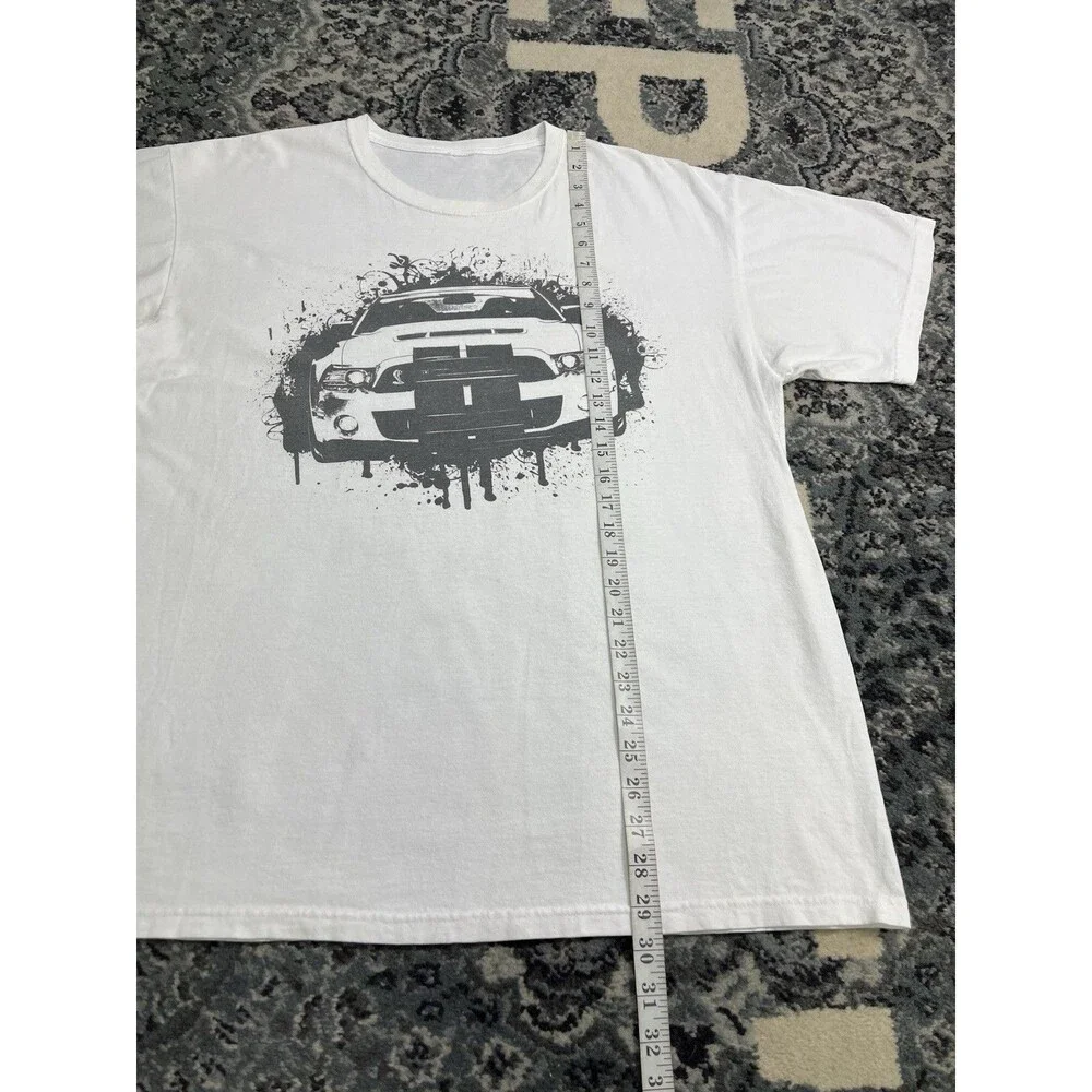 Vintage 2000s Mustang Don’t Even Try To Keep Up Xl White Shirt